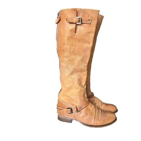 Steve Madden Roady red zipper boot - Picture 3 of 11